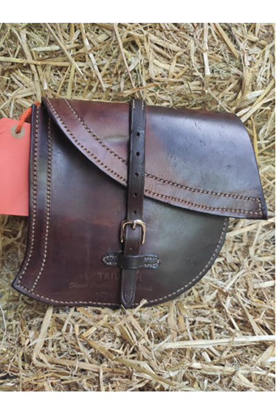 Quirky Repurposed Saddle Leather Bag